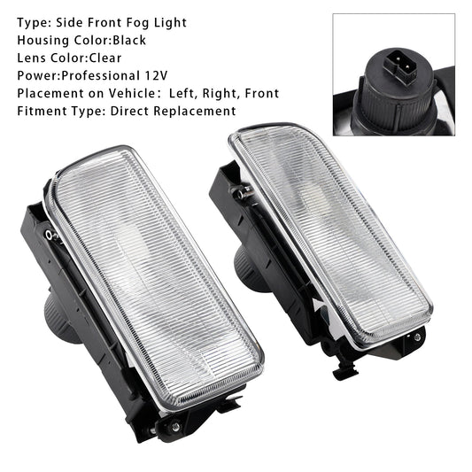 Coppia di fendinebbia anteriori per paraurti BMW E36 Serie 3 1992-1998 senza lampadine