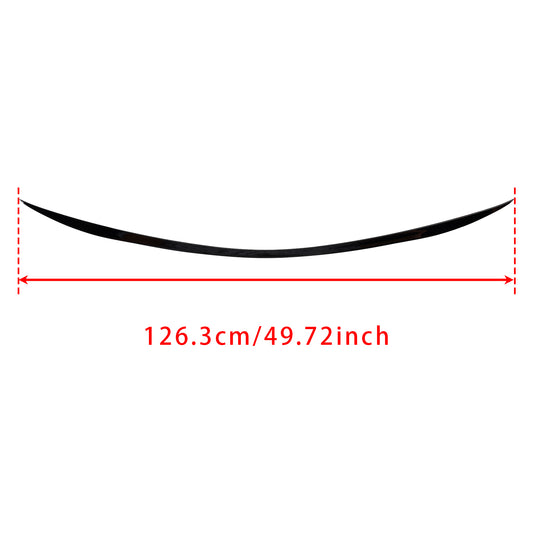 Spoiler posteriore nero lucido Mercedes-Benz Classe C W205 C63 Style 2014-2021