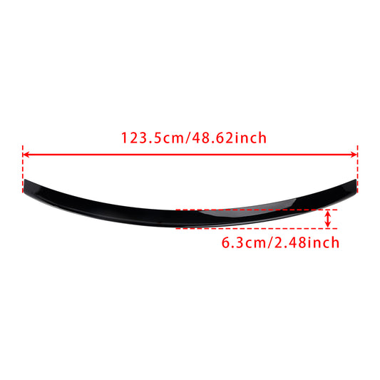 Spoiler posteriore per bagagliaio Mercedes-Benz Classe CLS W218 C218 2010-2018 nero lucido