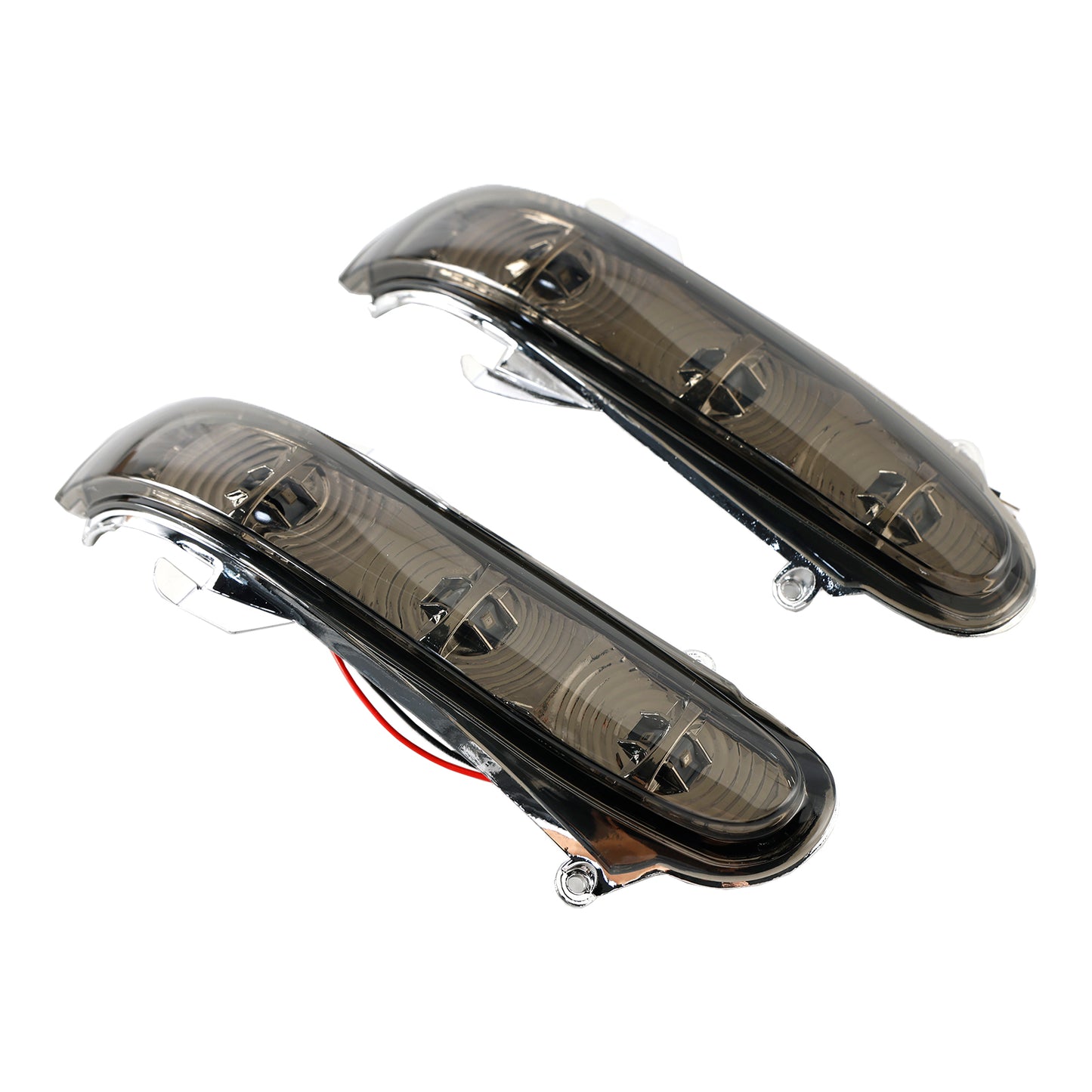 Coppia di indicatori di direzione a LED per specchietti laterali per Benz S W220 CL W215 1999-2003 Grigio