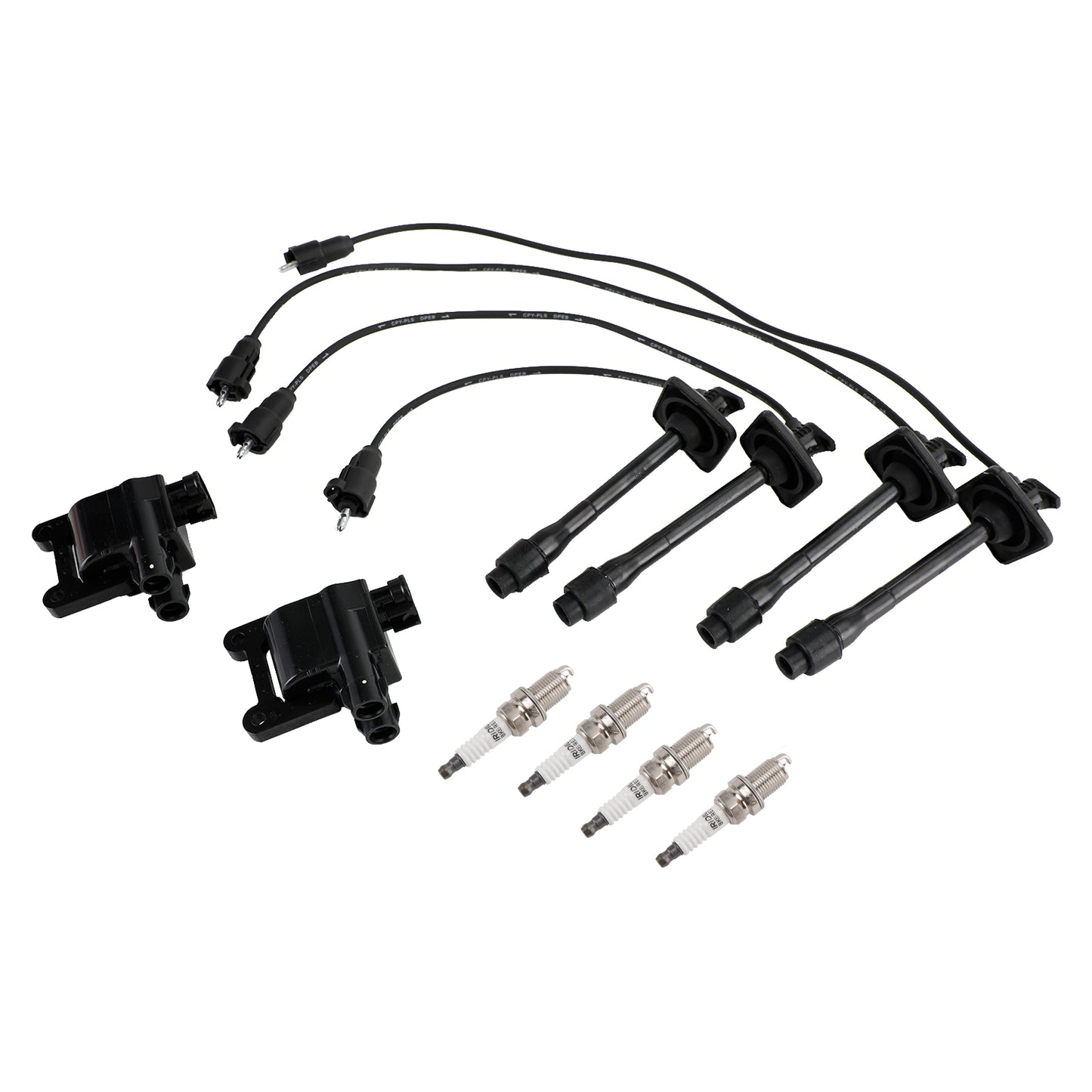 UF180 UF181 UF182 UF294 Kit bobina di accensione + filo + candela per Toyota Camry RAV4 L4