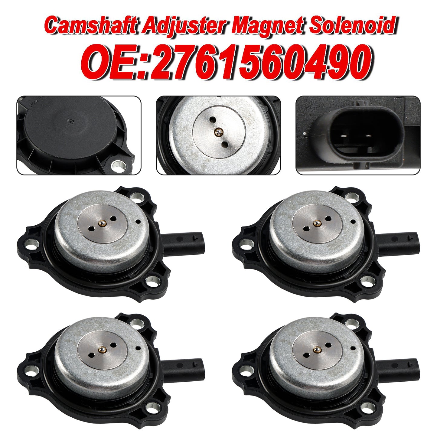 2012-2016 SLK350 SLK55 AMG E350 4PC Regolatore albero a camme Solenoide magnete 2761560490