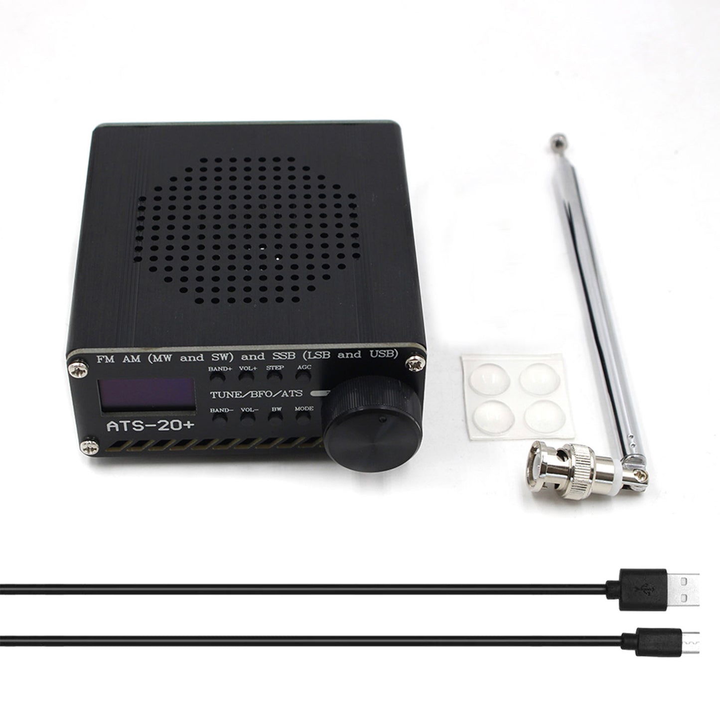 Nuovo ricevitore radio ATS-20+ SI4732 All Band DSP FM LW MW SW con touch screen da 2,4"