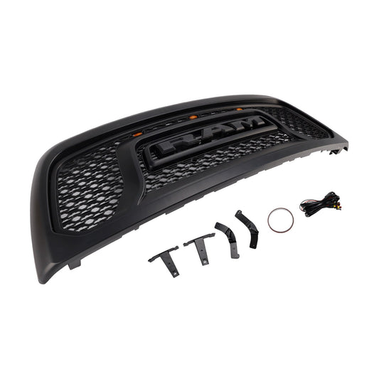 Dodge Ram 2500/3500 Laramie Limited 2010-2018 con griglia paraurti anteriore con luci a LED