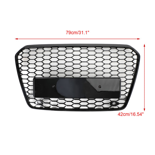 2013-2016 Audi A5 S5 B8.5 Griglia di Ricambio RS5 Stile Griglia Esagonale a Nido d Ape Griglia Paraurti Anteriore Generico