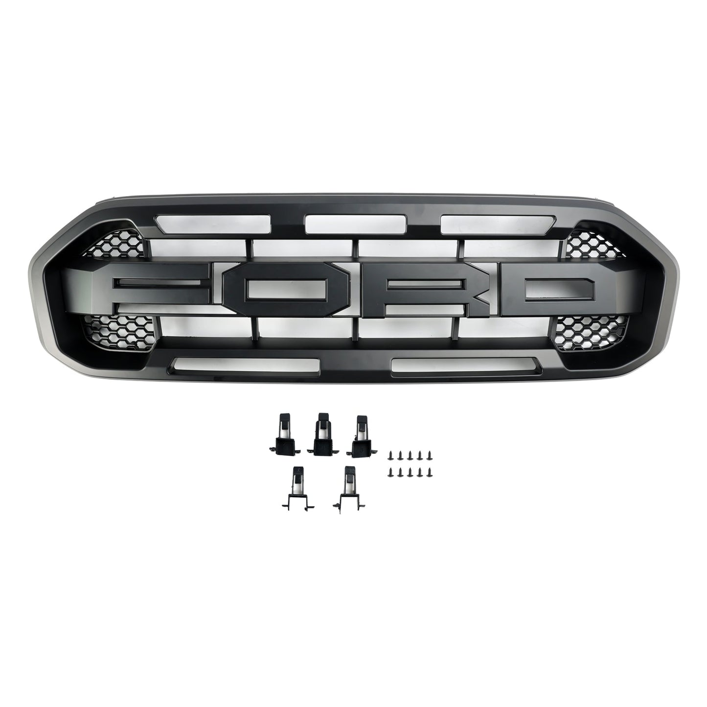 2019-2023 Per Ford Ranger Raptor Style Griglia paraurti anteriore Nera