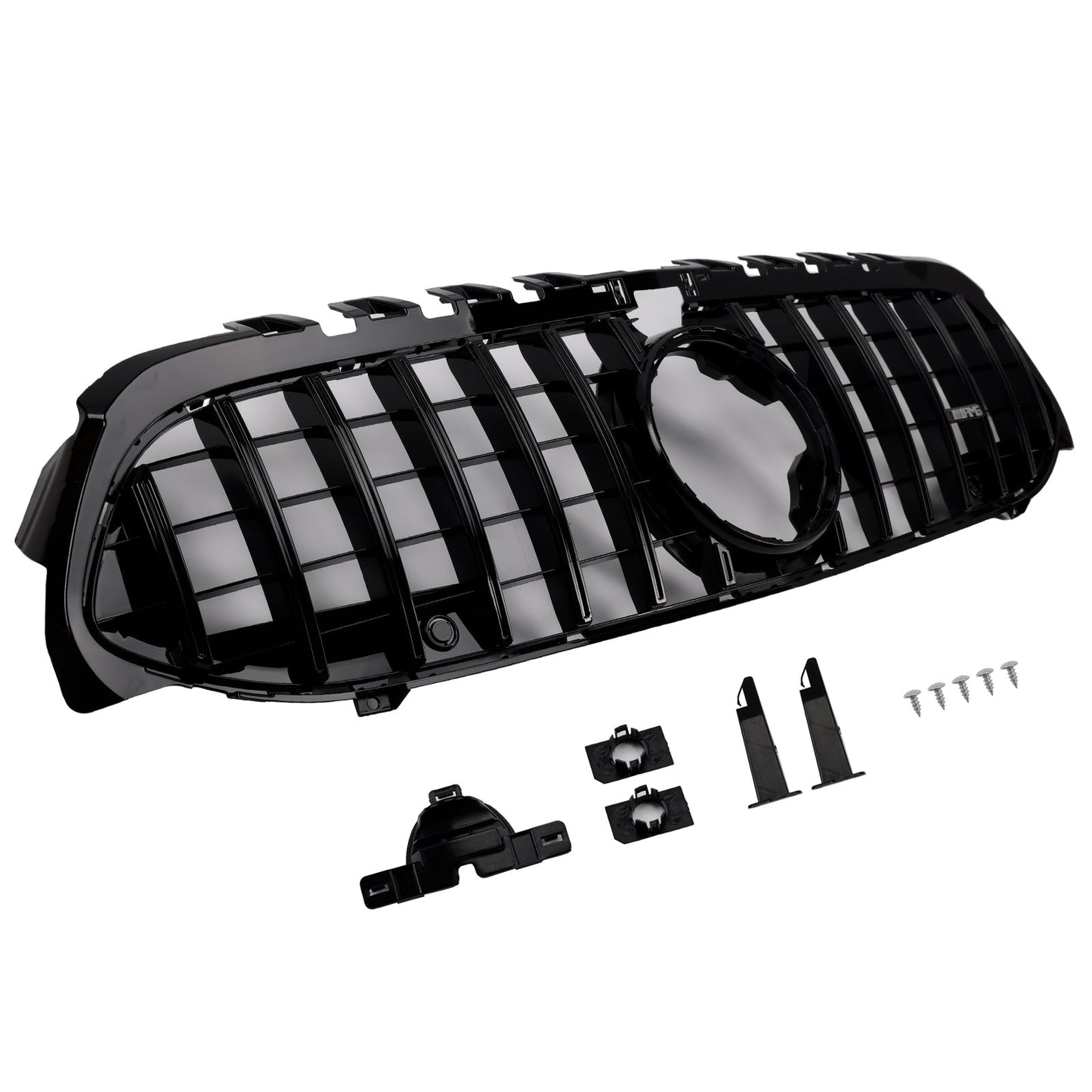 Griglia paraurti anteriore stile GT Mercedes Benz Classe A W177 2019-2023 nera