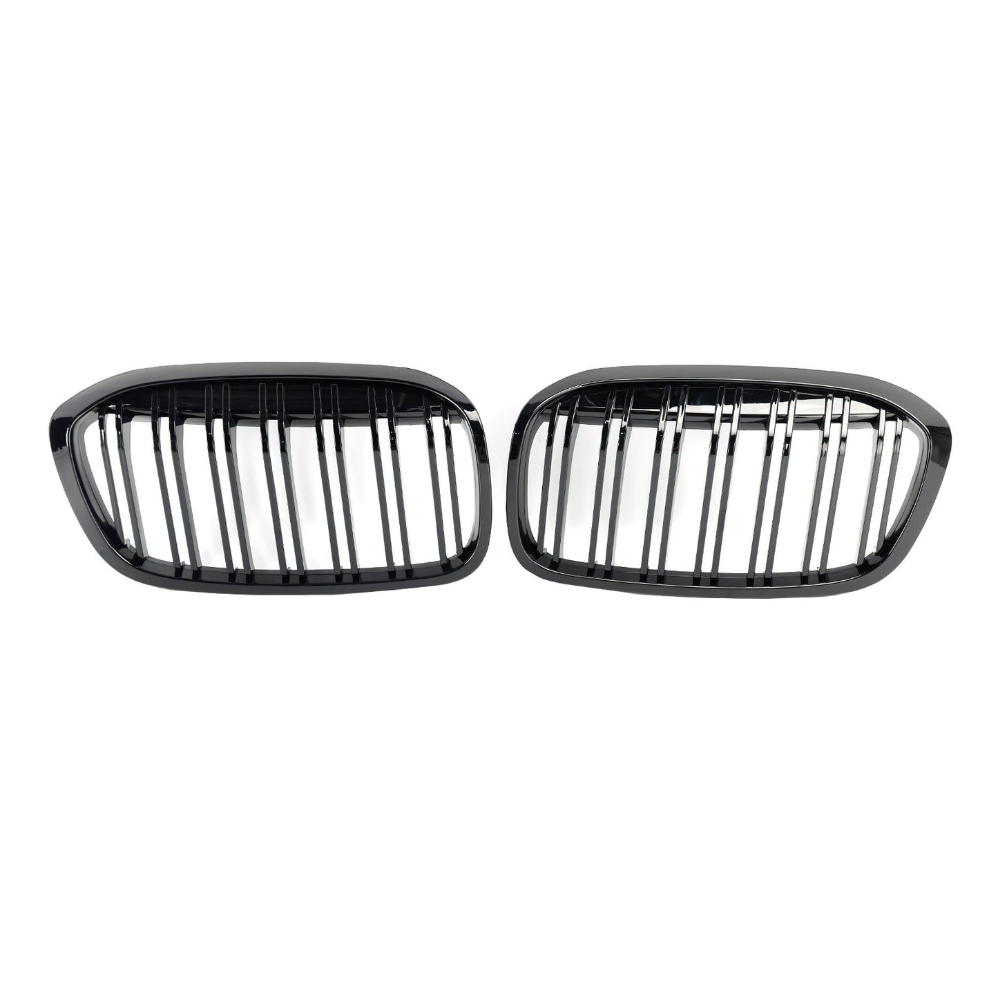 Per 2018-2021 BMW Serie 2 F45 F46 F46 Front Calor Shiny Grille a 2 pezzi