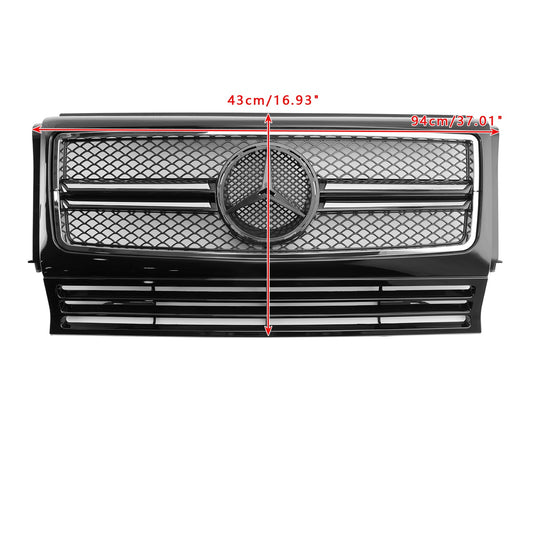 Griglia paraurti anteriore cromata nera Mercedes Benz Classe G W463 1990-2018