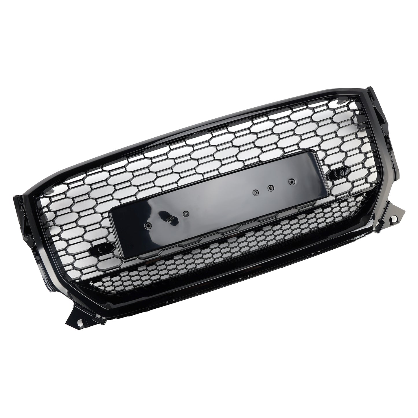 Griglia anteriore a nido d'ape nera lucida Audi Q2 pre-facelift 2016-2020