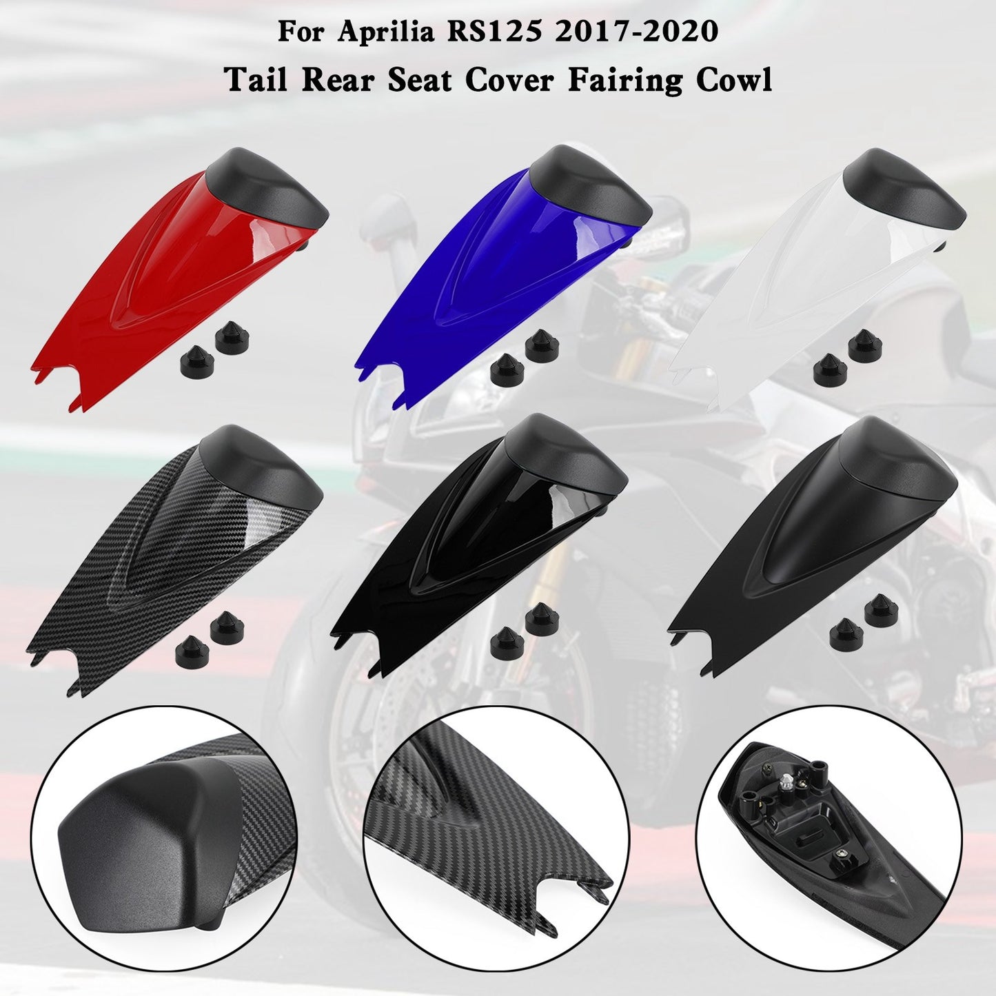 Aprilia RS4 RSV4 1000 2009-2022 Coprisedile Posteriore Cupolino