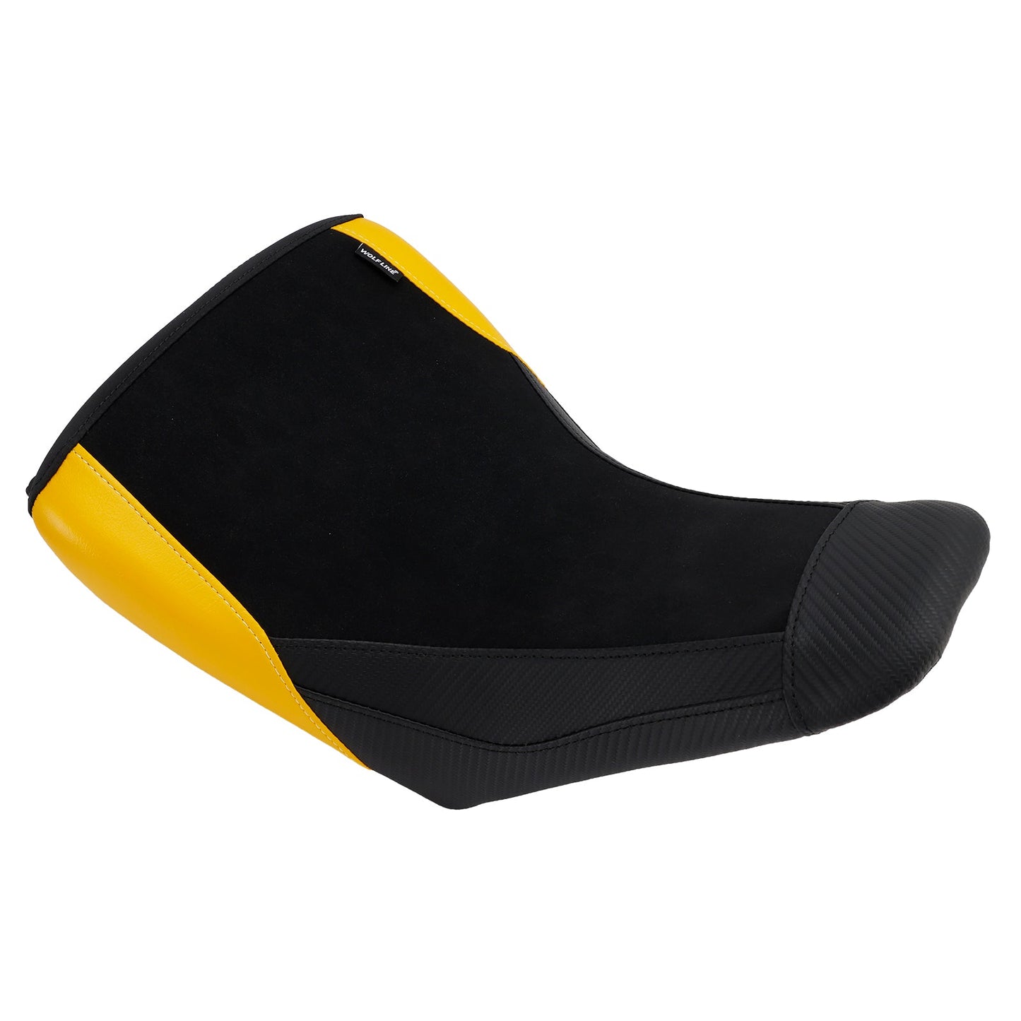 Cuscino Raider inferiore per sedile anteriore conducente Suzuki V-Strom DL1050 2023-2025, rosso e giallo
