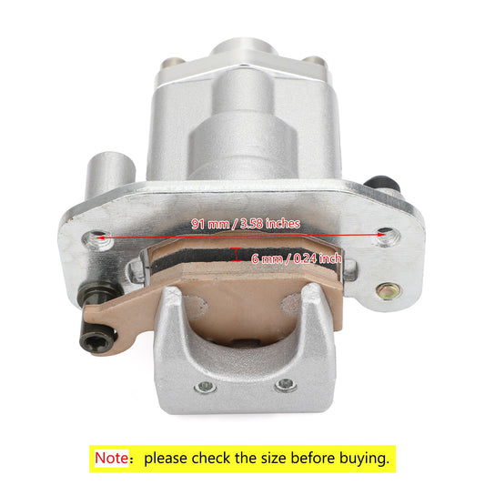 Pinza freno posteriore per Yamaha ATV Raptor 700 700R YFM700R 2006-2012 con pastiglie generiche