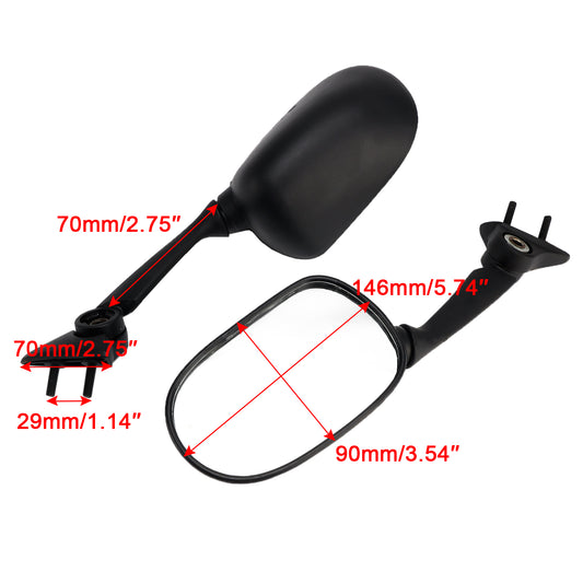 Coppia Specchi Sinistra Destra Per Yamaha YZF-R1 1000 09-14 14B-26280-00 14B-26290-00 Generic