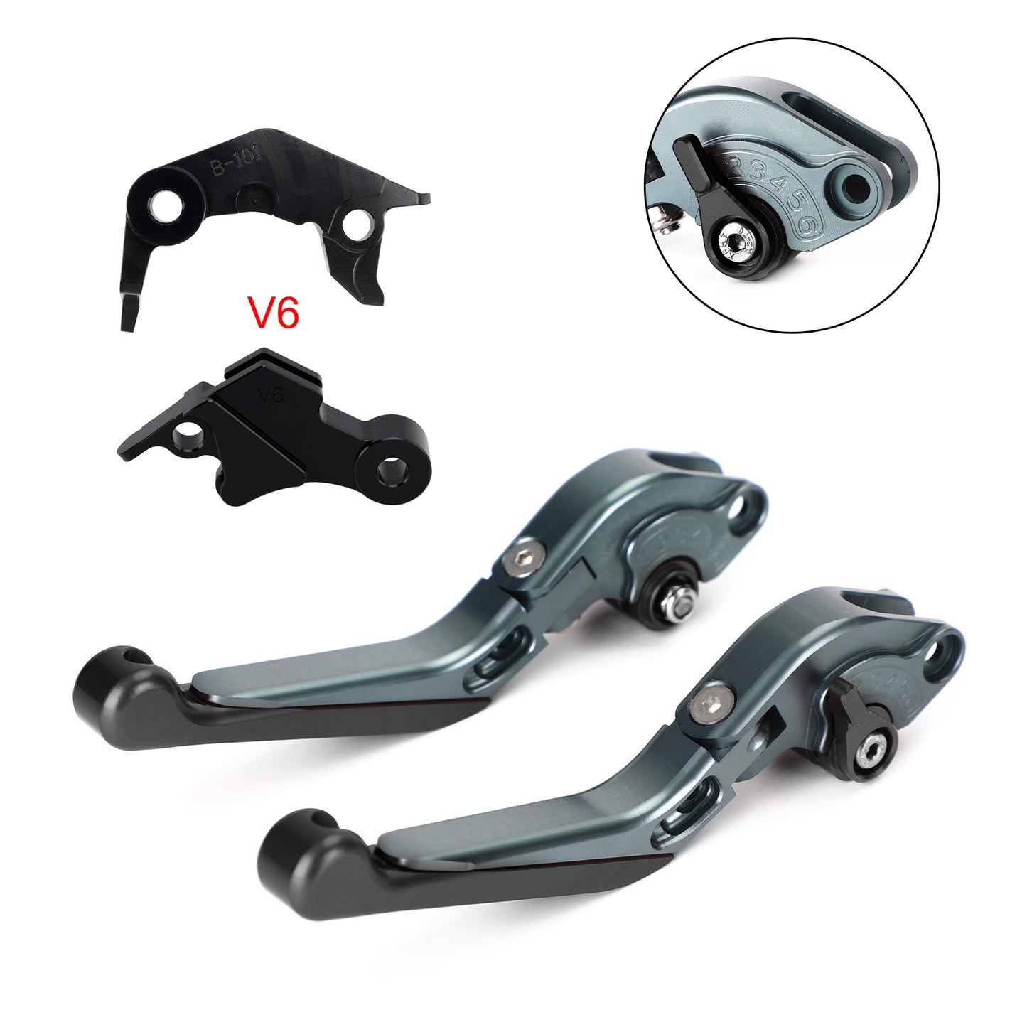 Leva freno frizione regolabile adatta per YAMAHA XSR900 XSR900GP MT-09 2024-2025