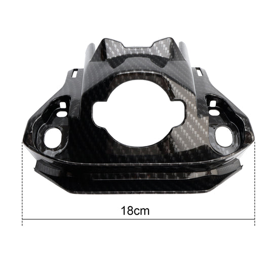 Carbon Front Key Lock Cowl Trim Cover per Honda CB650R CBR650R 2019-2021 Generico