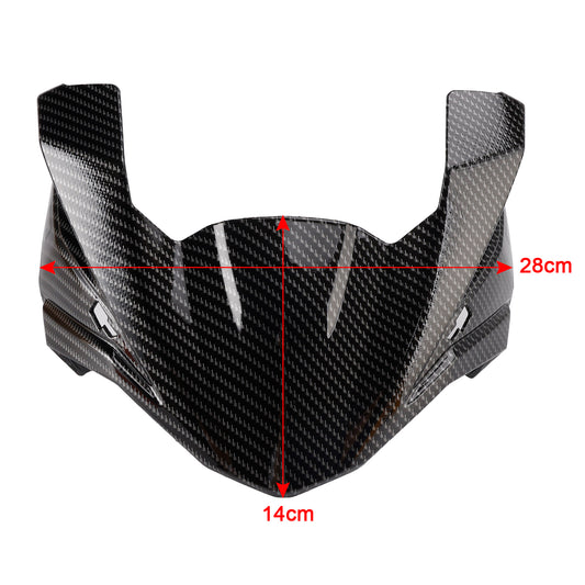 Carbon Front Nose Faro Cover Surround Carenatura Per Kawasaki Z650 2017-2019 Generico