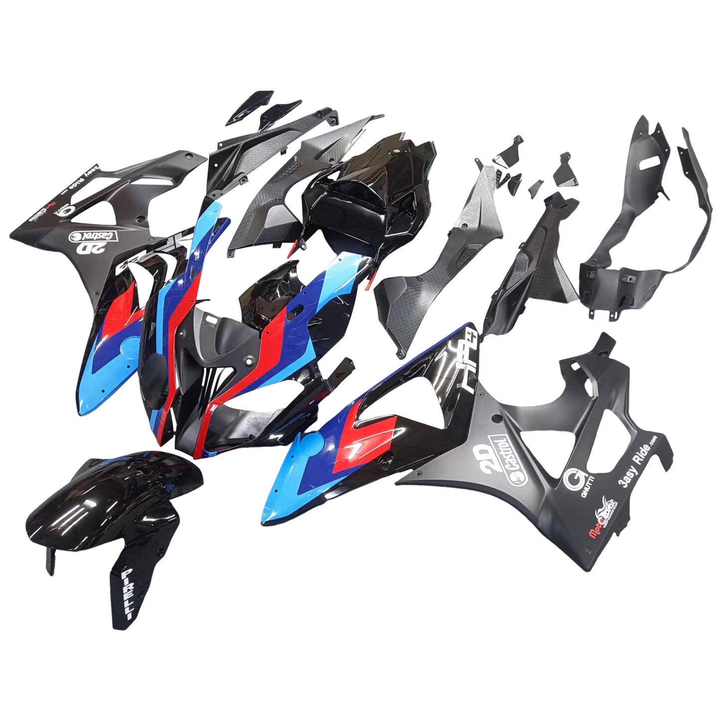 Amotopart Favoritings BMW S1000RR 2009-2014 Kit di rivestimento multi-colore