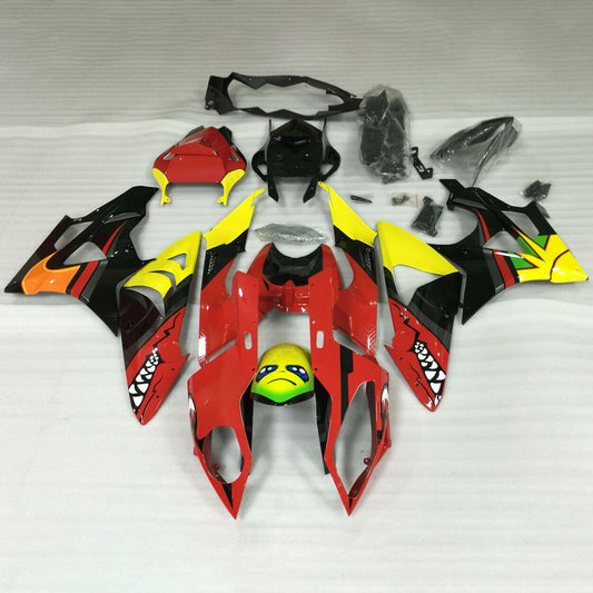 Amotopart 2009-2014 BMW S1000RR Red & Yellow Faction Kit