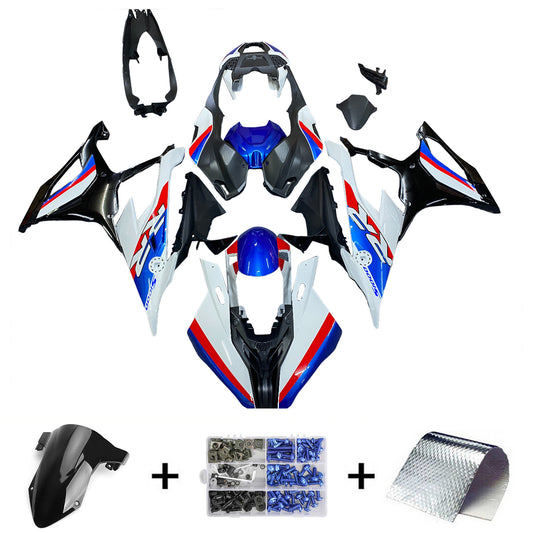 Amotopart 2019-2022 BMW S1000RR/M1000RR Kit di deposito di corse bianche