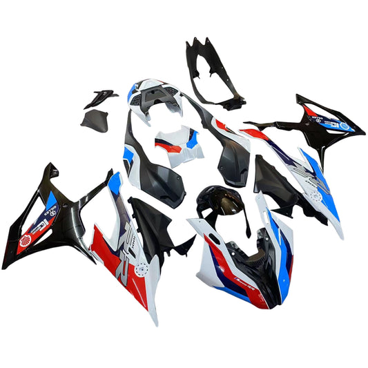 Amotopart 2019-2022 BMW S1000RR/M1000RR Kit di deposito bianco blu rosso nero
