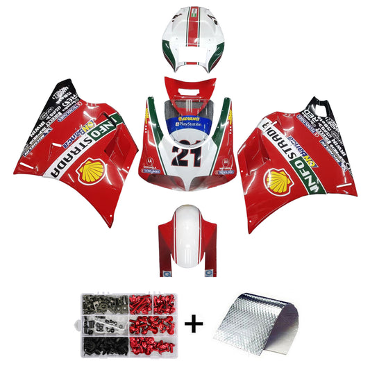 Carenatura Kit Carrozzeria ABS fit Per Ducati 996 748 1996-2002 Generico