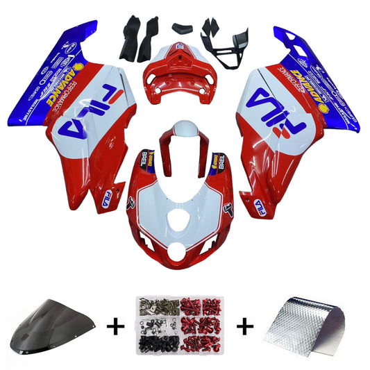 Amotopart 2005 2006 Ducati 999 749 Kit multi rosso e blu