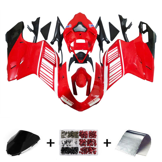 Ducati 1098/1198/848 2007-2012 Red Alice Carrozzeria Carenatura ABS Stampo ad iniezione 1# Generico