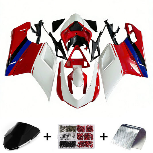 Ducati 1098/1198/848 2007-2012 Rosso Xerox Carrozzeria Carenatura ABS Stampaggio ad Iniezione 7# Generico