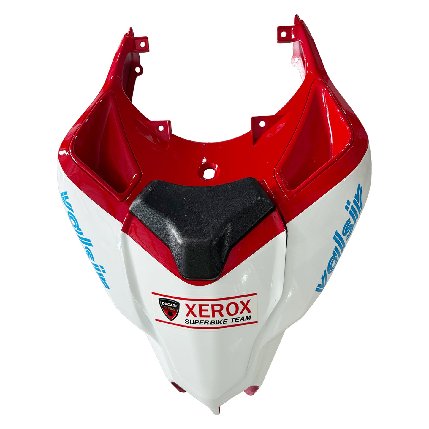 Carene per 2007-2012 Ducati 1098 1198 848 Bianco e Rosso Xerox Generico