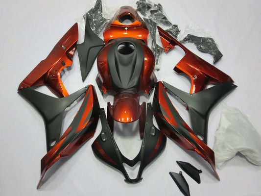 Carena Kit Carrozzeria ABS adatta per Honda CBR600RR 2007 2008 Rosso Nero Generico