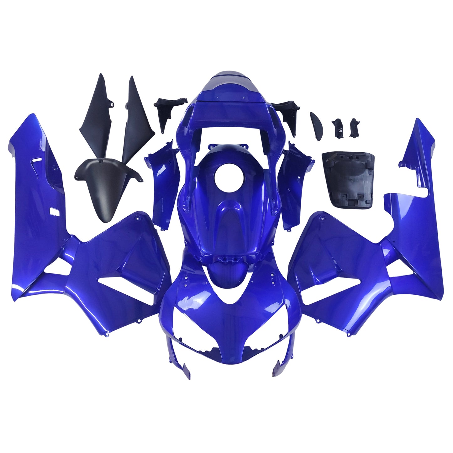 Per CBR600RR 2003-2004 Carrozzeria Carenatura ABS blu Set di plastica stampata ad iniezione Generico