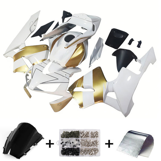 Per CBR600RR 2003-2004 Carrozzeria Carenatura ABS bianco Stampato ad iniezione Plastica Set Vendita calda Generico
