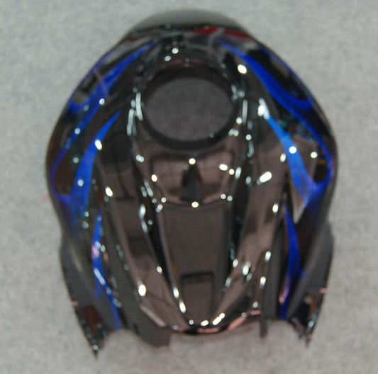 Carene 2007-2008 Honda CBR 600 RR Black & Blue Flame Racing Generico
