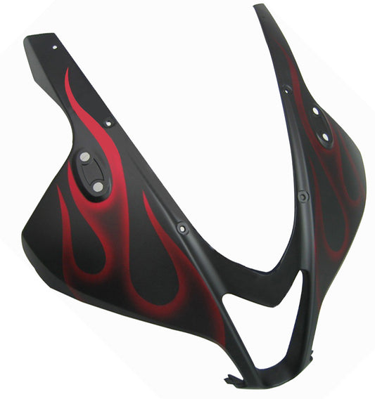 Carene 2007-2008 Honda CBR 600 RR Matte Black & Red Flame CBR Generic