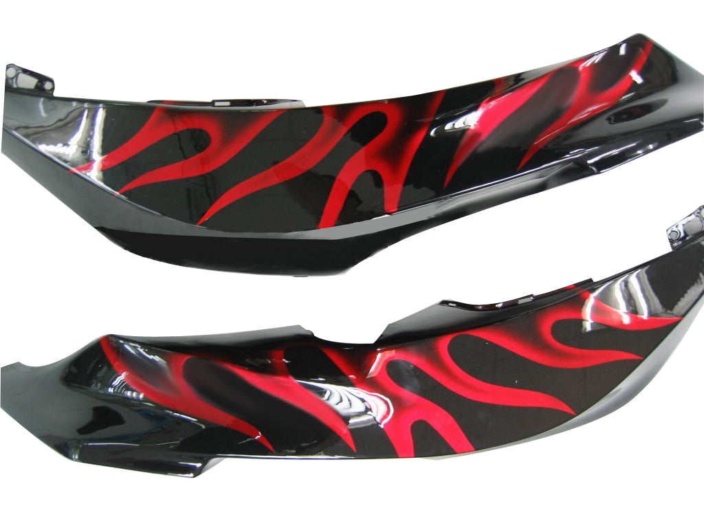 Carene 2009-2012 Honda CBR 600 RR Black & Red Flame Racing Generico