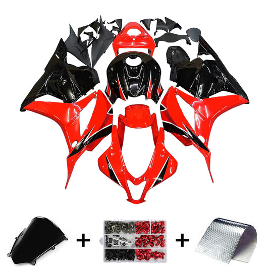 Carene 2009-2012 Honda CBR 600 RR Rosso & Nero Honda CBR Racing Generico
