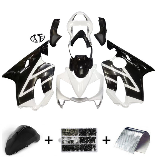 Carenature 2001-2003 Honda CBR600 F4i Nero & Bianco F4i Generico