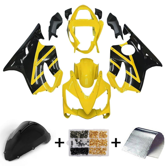 Carene 2001-2003 Honda CBR 600 F4i Giallo & Nero F4i Generico