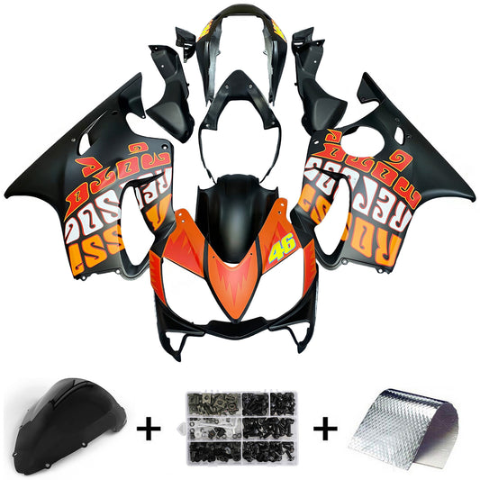 Carene 2004-2007 Honda CBR 600 F4i Nero Valentino Rossi Racing Generico
