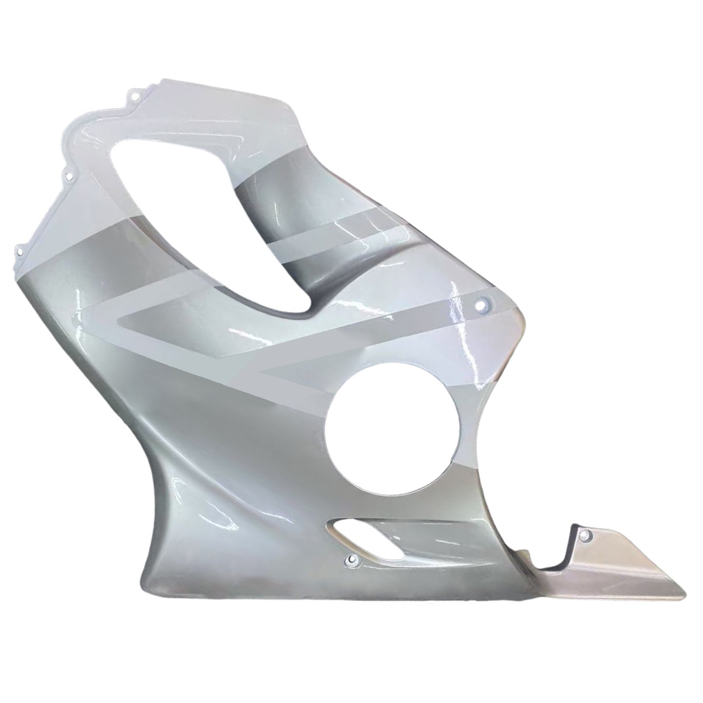 Carene 2004-2007 Honda CBR 600 F4i Bianco & Argento F4i Racing Generico