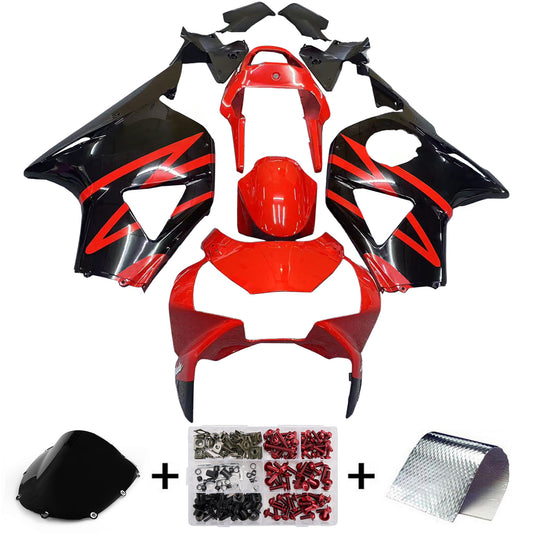 Carene 2002-2003 Honda CBR 954 RR Rosso e Nero RR Racing Generico