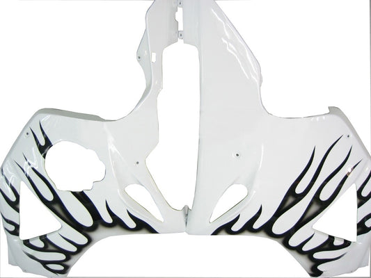 Carene 2002-2003 Honda CBR 954 RR White & Black Flame Generico