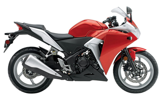 Carene 2011-2015 Honda CBR250R Rosso Argento CBR Racing Generico