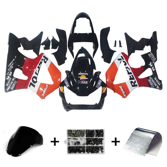 Amotopart Honda CBR929RR 2000-2001 Kit carena Carrozzeria Plastica ABS