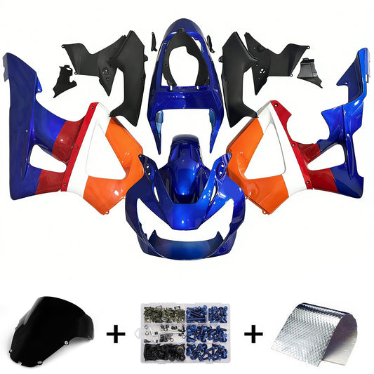 Kit carenatura iniezione plastica ABS per Honda CBR929RR 2000-2001