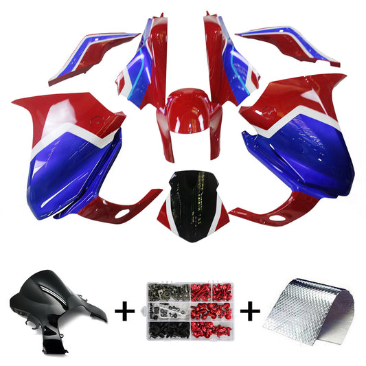 Amotopart Honda VFR1200 2010-2013 Kit carena Carrozzeria Plastica ABS