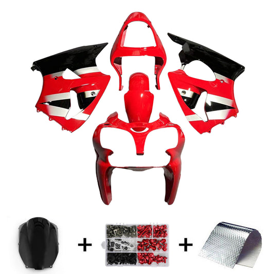 Amotopart Kawasaki ZX6R 636 2000-2002 ZZR600 2005-2008 Kit carena Carrozzeria