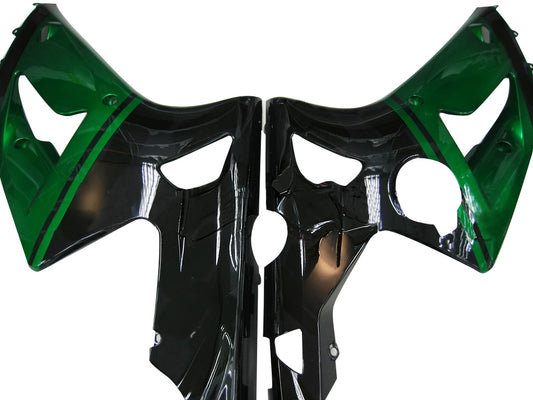 Carene 2003-2004 Kawasaki ZX6R 636 Verde Nero elfo Generico