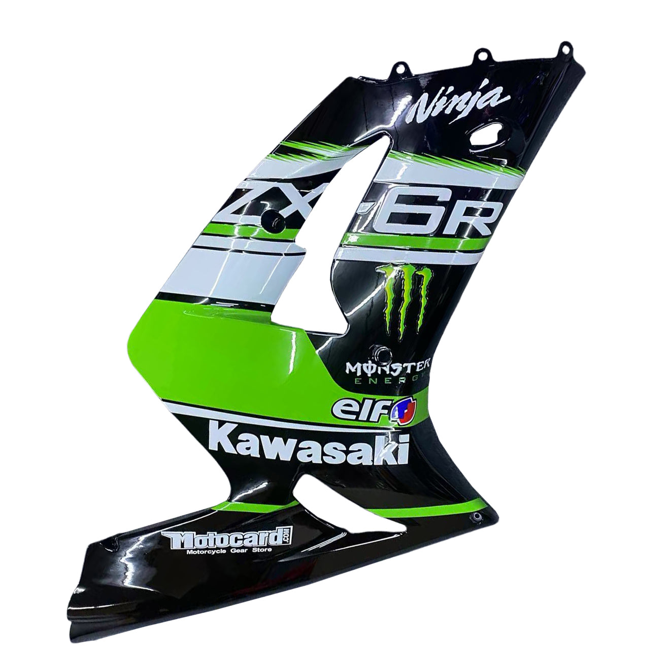 Amotopart Kawasaki ZX6R 636 2003-2004 Kit Carena Carrozzeria Plastica ABS